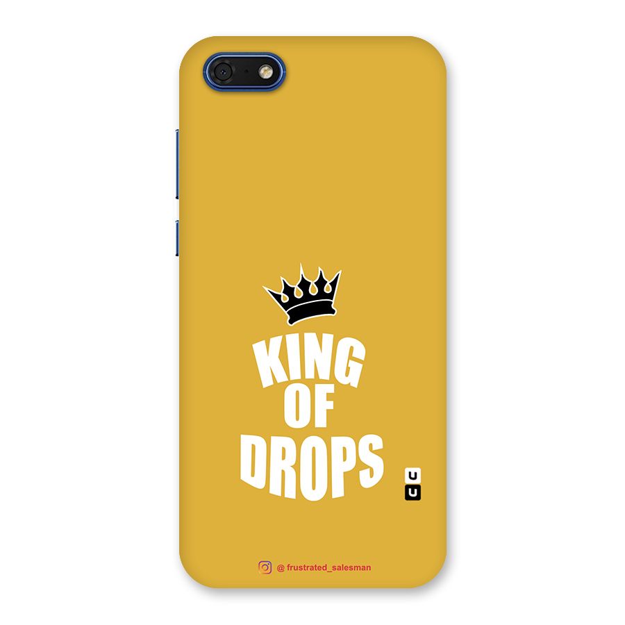 King of Drops Mustard Yellow Back Case for Honor 7s
