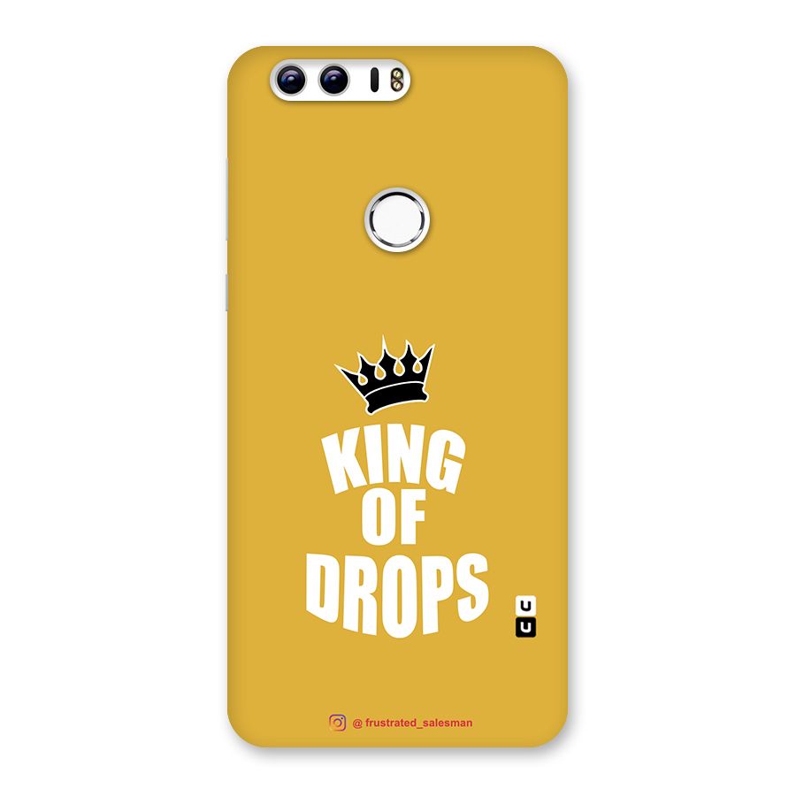 King of Drops Mustard Yellow Back Case for Honor 8