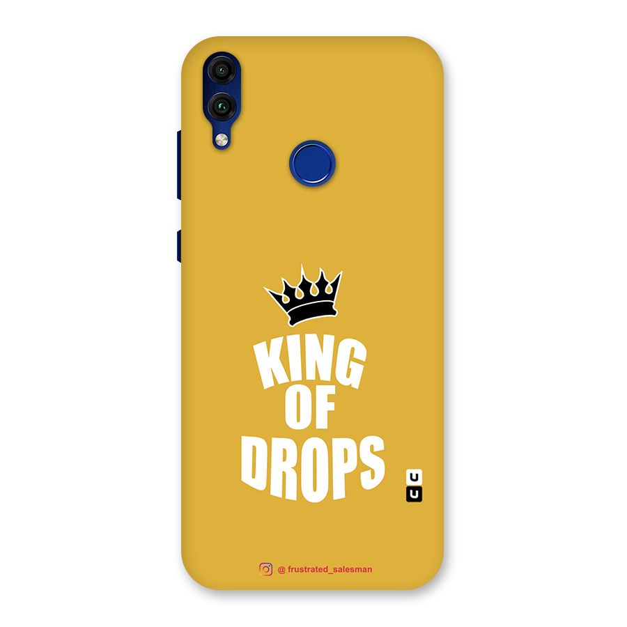 King of Drops Mustard Yellow Back Case for Honor 8C
