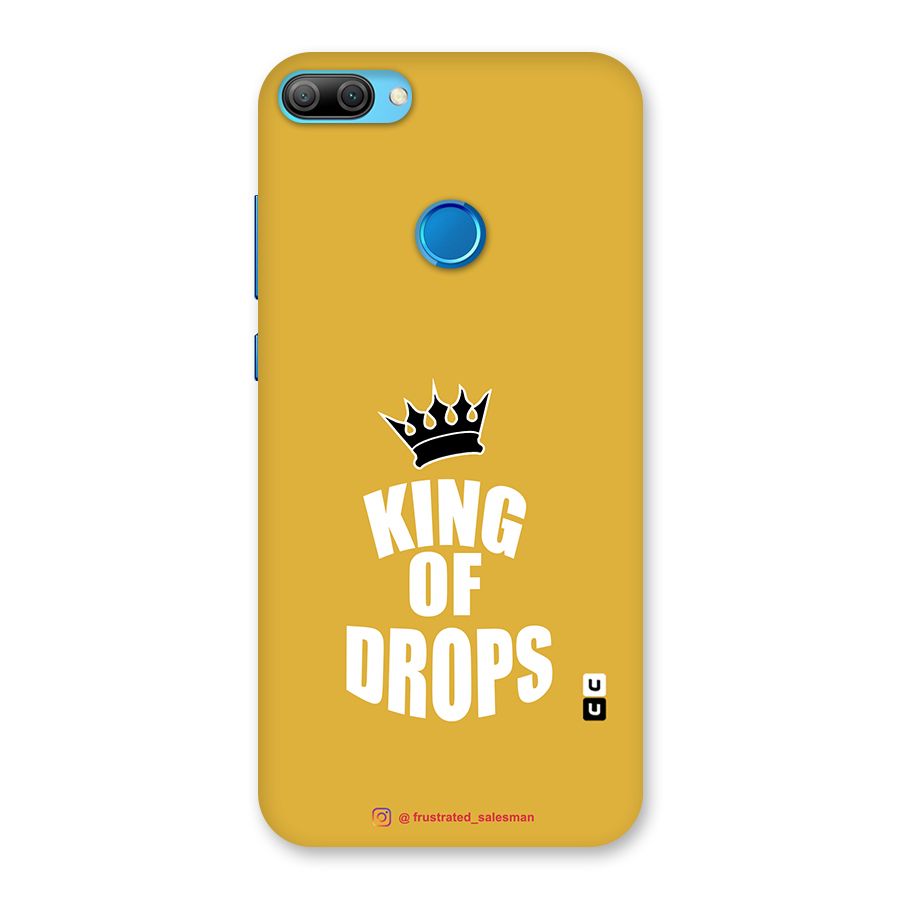King of Drops Mustard Yellow Back Case for Honor 9N