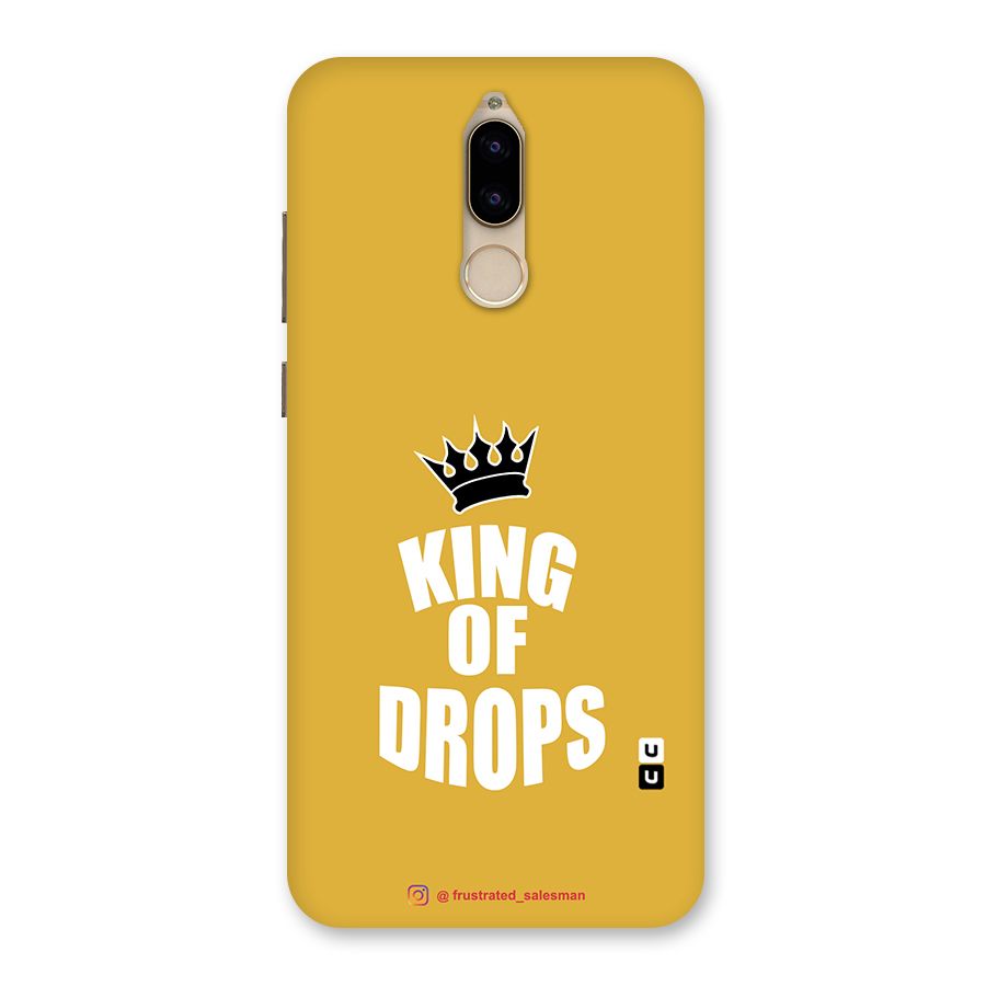 King of Drops Mustard Yellow Back Case for Honor 9i