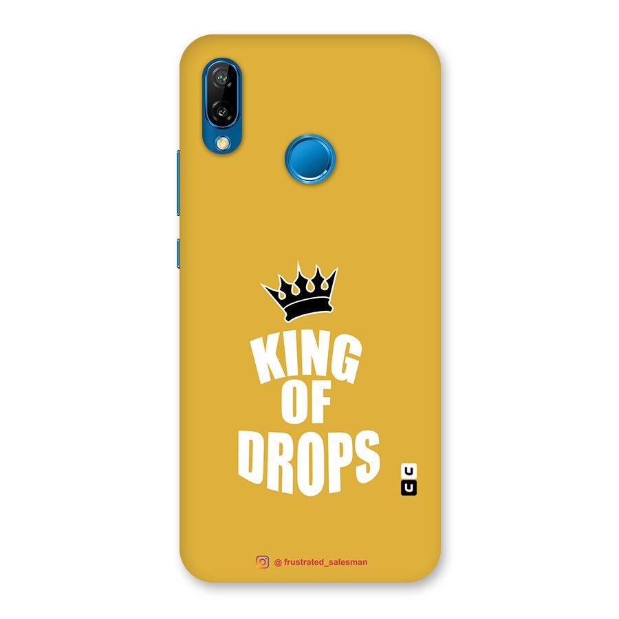 King of Drops Mustard Yellow Back Case for Huawei P20 Lite