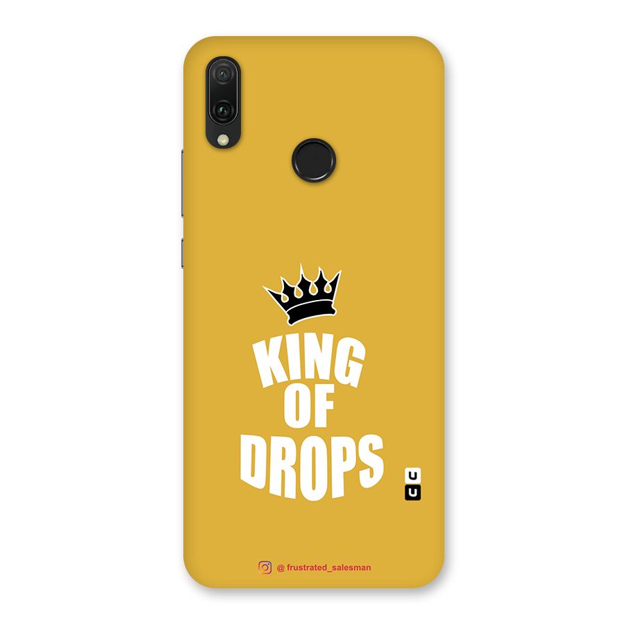 King of Drops Mustard Yellow Back Case for Huawei Y9 (2019)