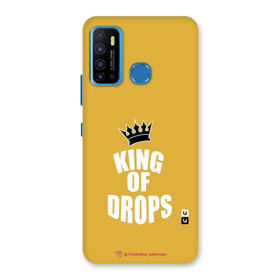 King of Drops Mustard Yellow Back Case for Infinix Hot 9