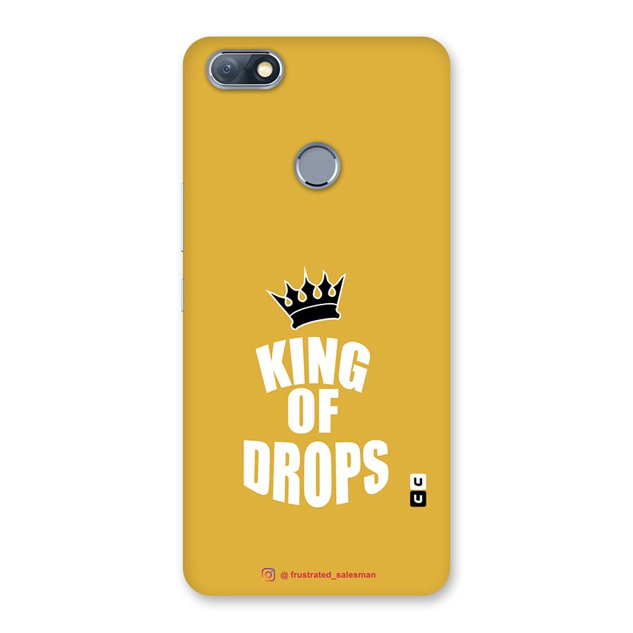 King of Drops Mustard Yellow Back Case for Infinix Note 5