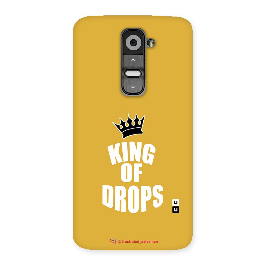 King of Drops Mustard Yellow Back Case for LG G2