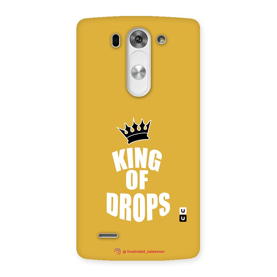 King of Drops Mustard Yellow Back Case for LG G3 Mini