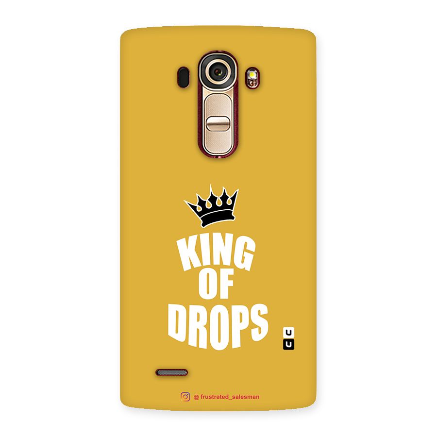 King of Drops Mustard Yellow Back Case for LG G4