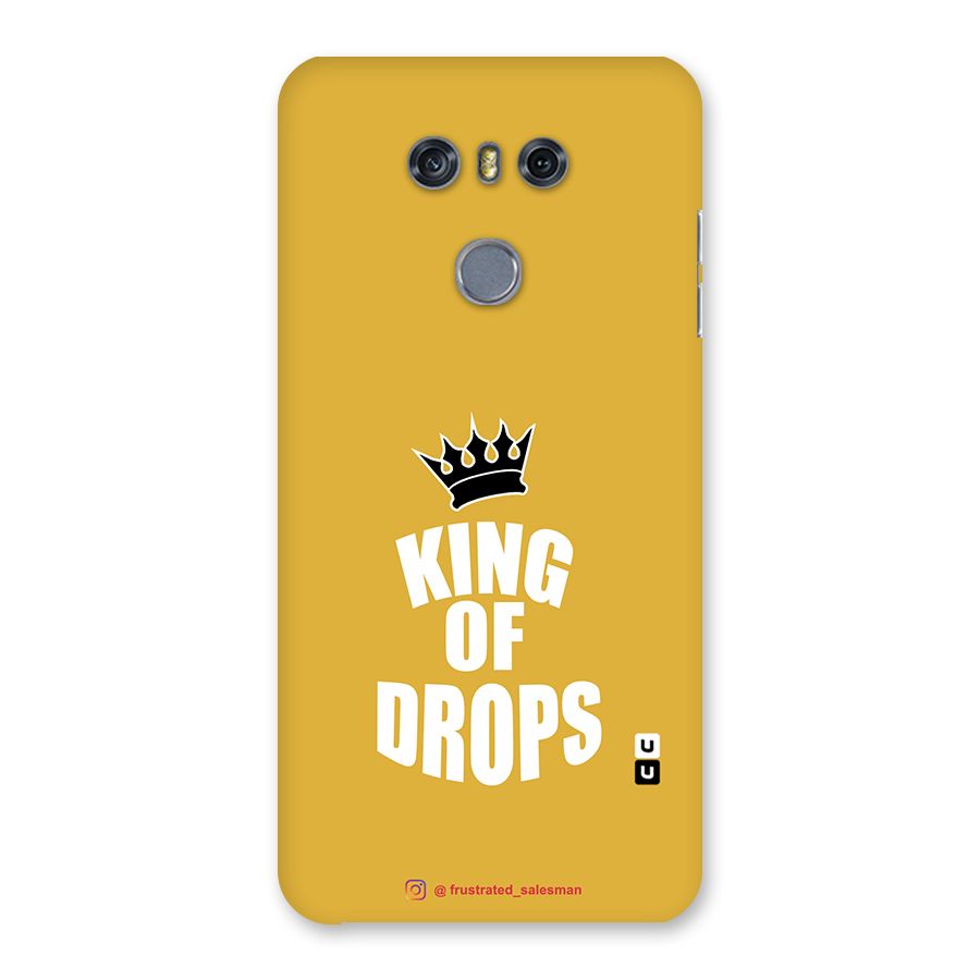 King of Drops Mustard Yellow Back Case for LG G6