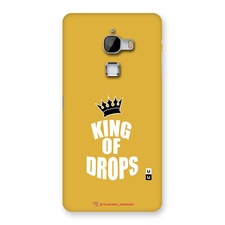 King of Drops Mustard Yellow Back Case for LeTv Le Max