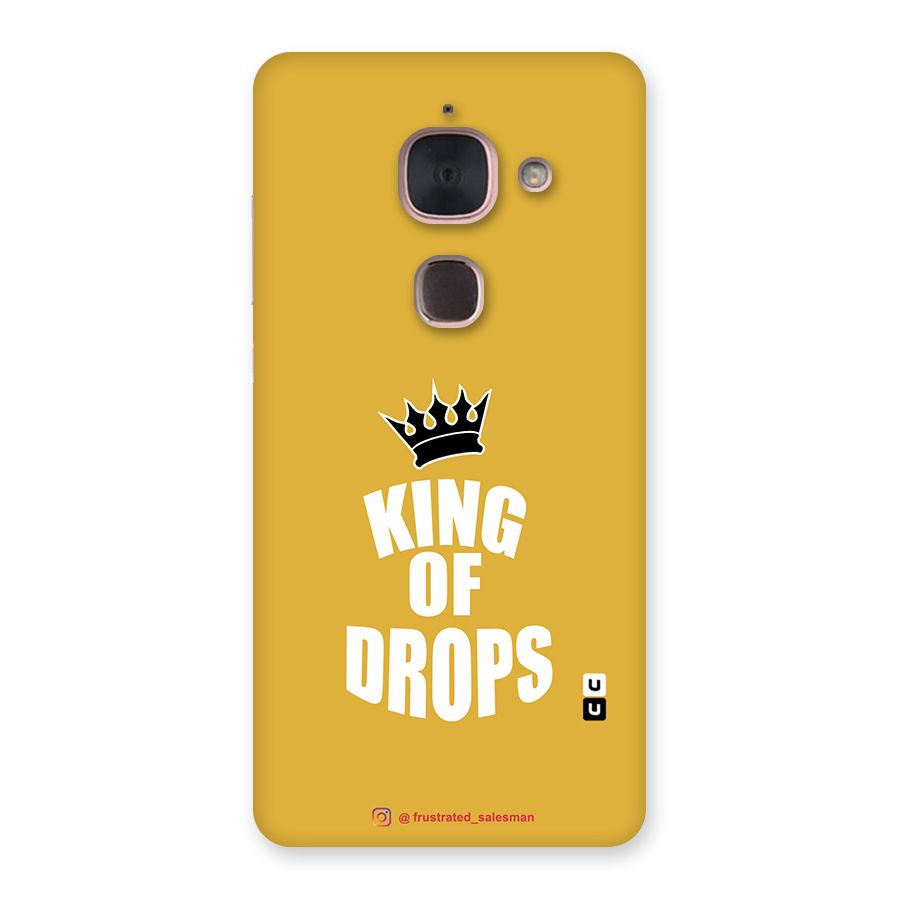 King of Drops Mustard Yellow Back Case for Le Max 2