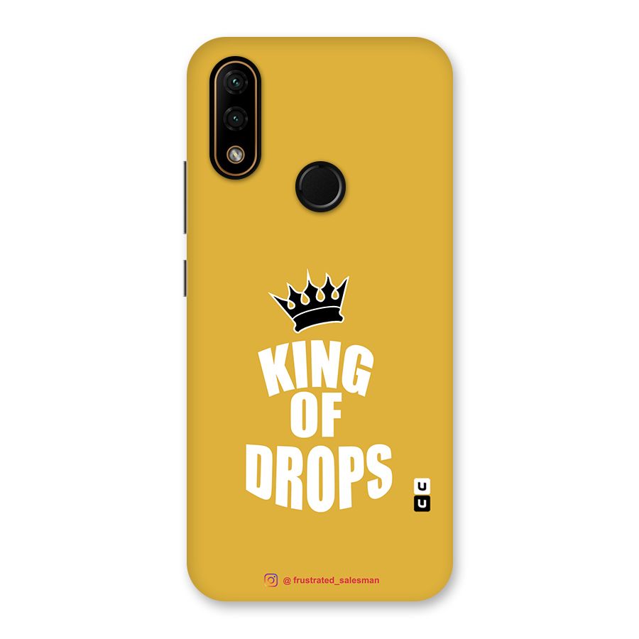 King of Drops Mustard Yellow Back Case for Lenovo A6 Note