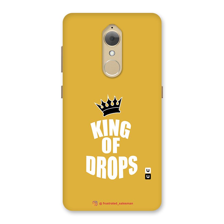 King of Drops Mustard Yellow Back Case for Lenovo K8