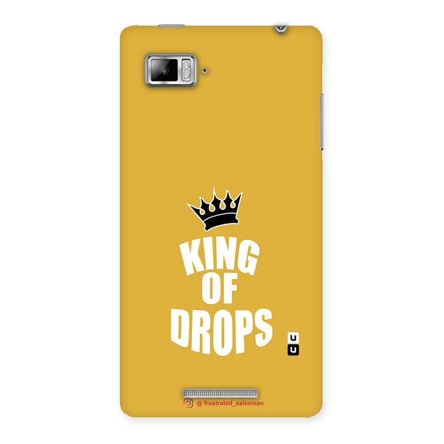 King of Drops Mustard Yellow Back Case for Lenovo Vibe Z K910