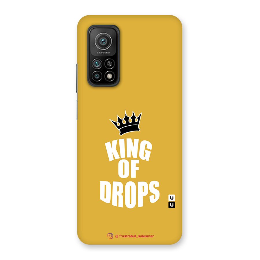 King of Drops Mustard Yellow Back Case for Mi 10T 5G