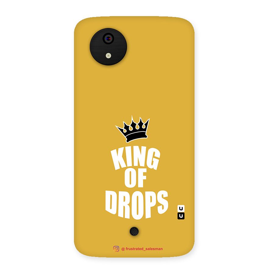 King of Drops Mustard Yellow Back Case for Micromax Canvas A1