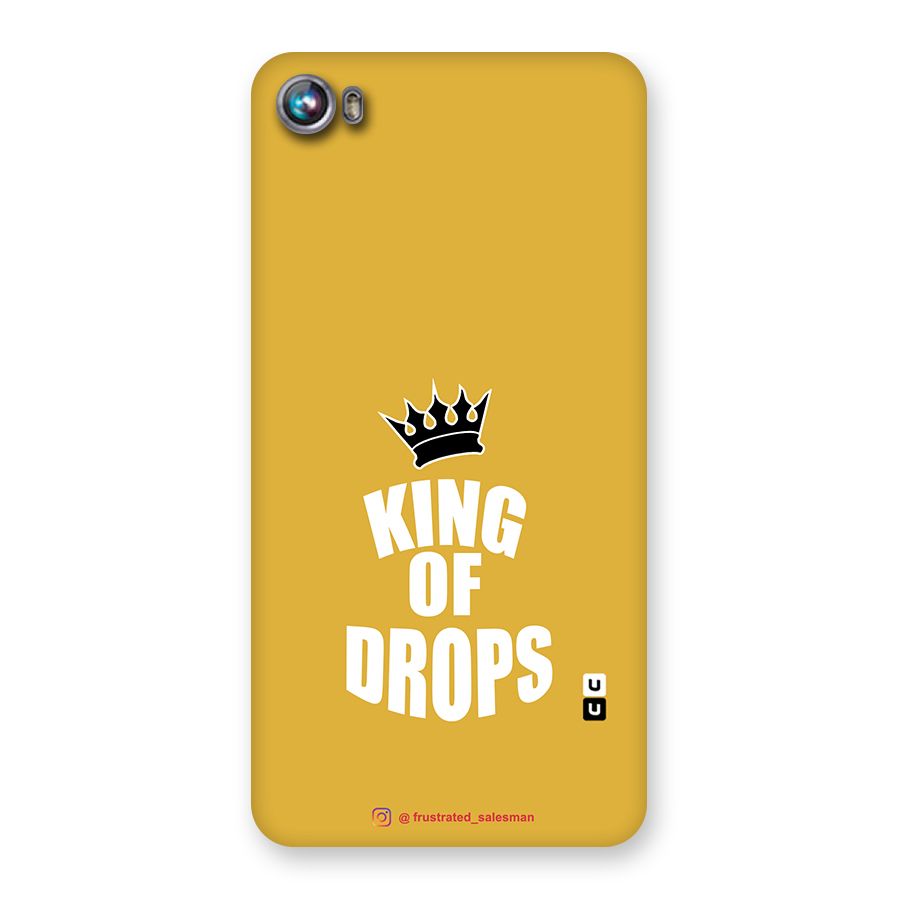 King of Drops Mustard Yellow Back Case for Micromax Canvas Fire 4 A107