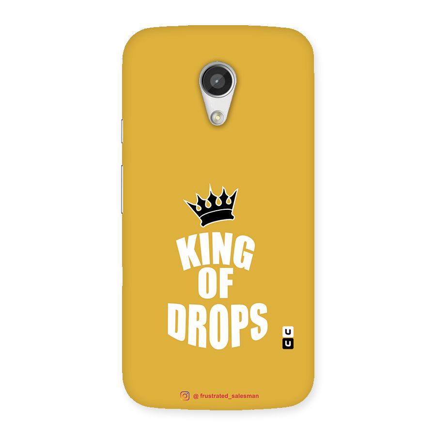 King of Drops Mustard Yellow Back Case for Moto G 2nd Gen