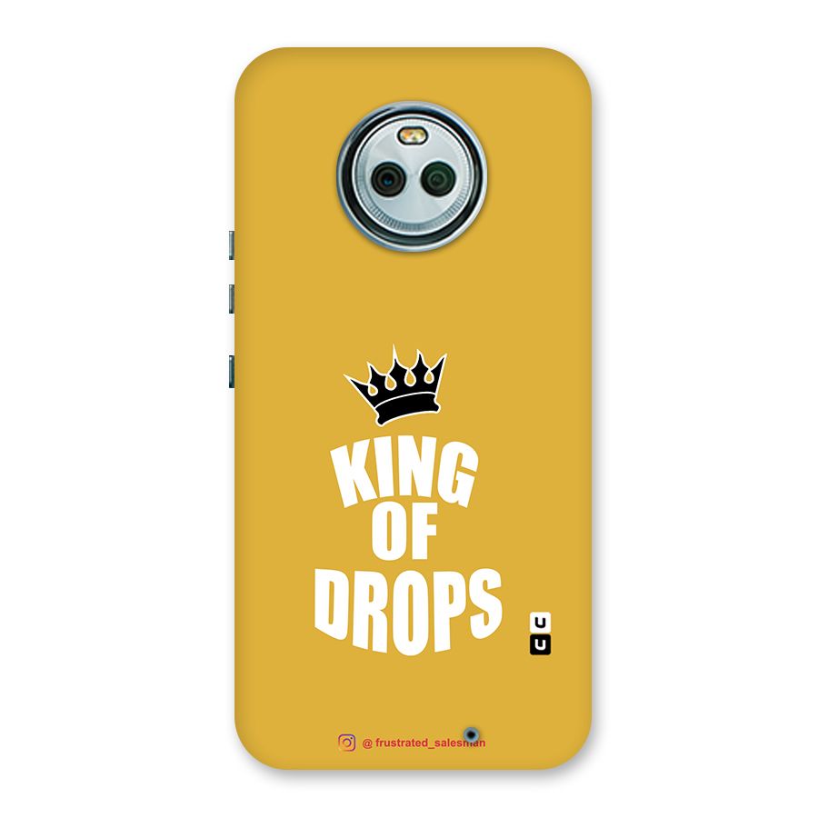 King of Drops Mustard Yellow Back Case for Moto X4