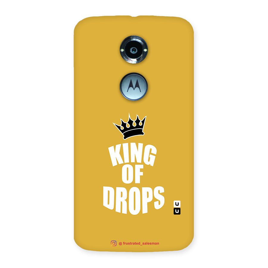 King of Drops Mustard Yellow Back Case for Moto X 2nd Gen