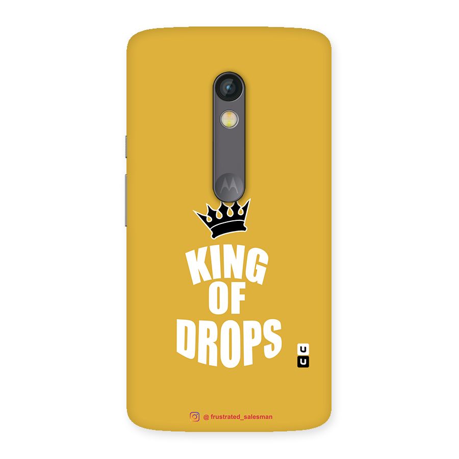 King of Drops Mustard Yellow Back Case for Moto X Play
