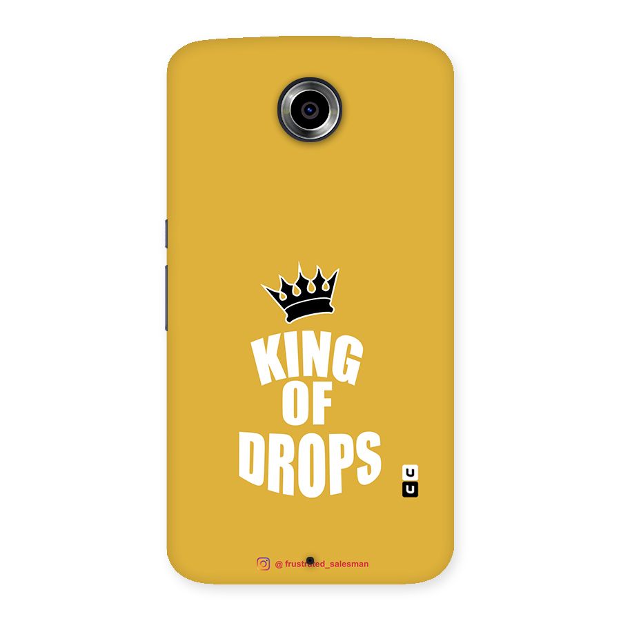 King of Drops Mustard Yellow Back Case for Nexsus 6
