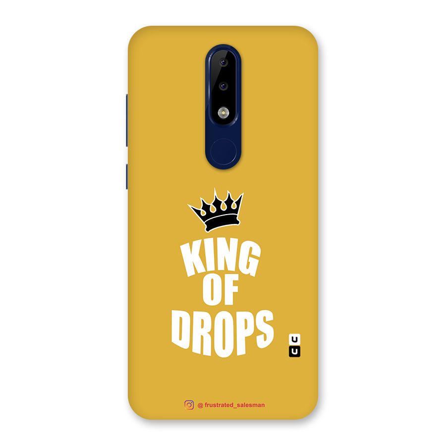 King of Drops Mustard Yellow Back Case for Nokia 5.1 Plus