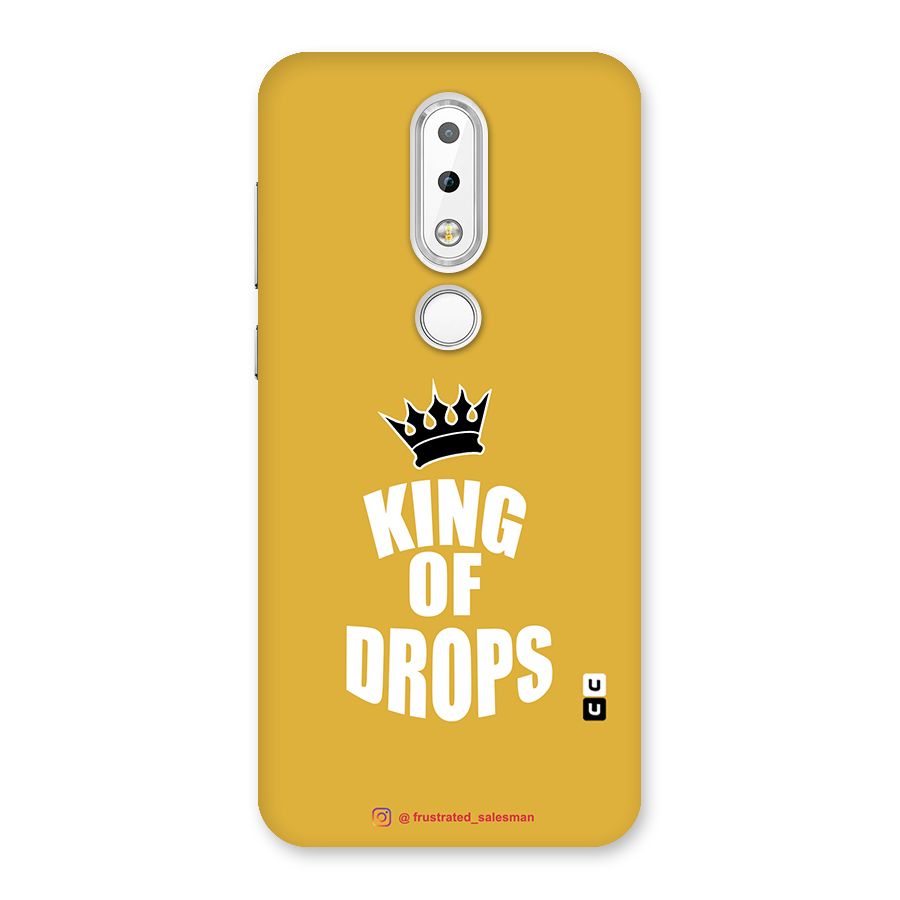King of Drops Mustard Yellow Back Case for Nokia 6.1 Plus