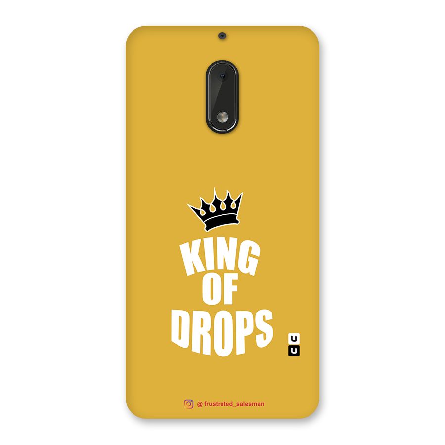 King of Drops Mustard Yellow Back Case for Nokia 6