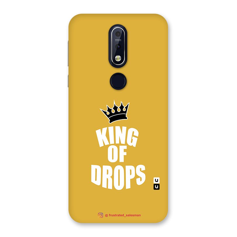 King of Drops Mustard Yellow Back Case for Nokia 7.1