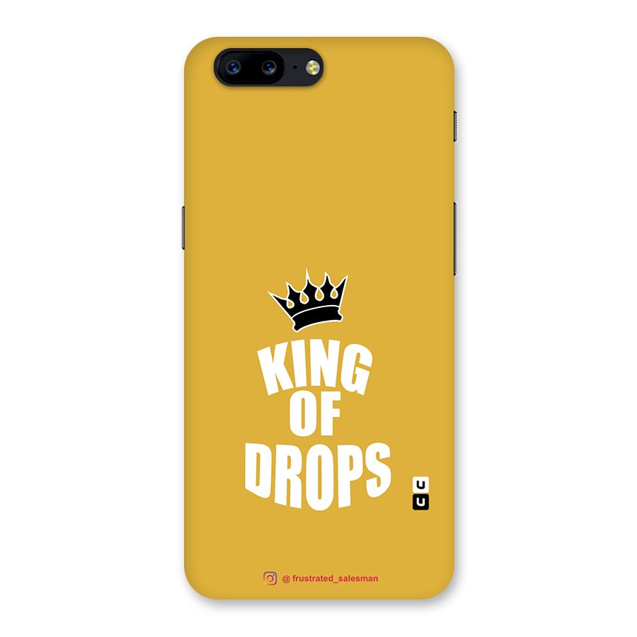 King of Drops Mustard Yellow Back Case for OnePlus 5