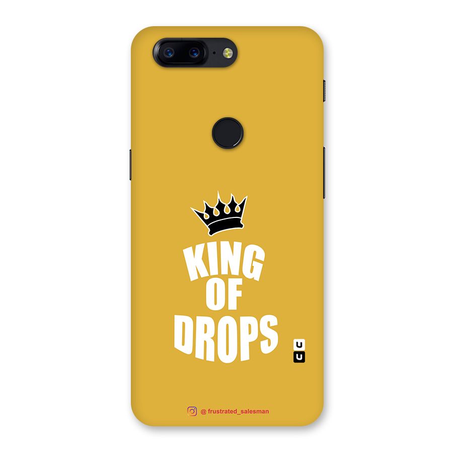 King of Drops Mustard Yellow Back Case for OnePlus 5T