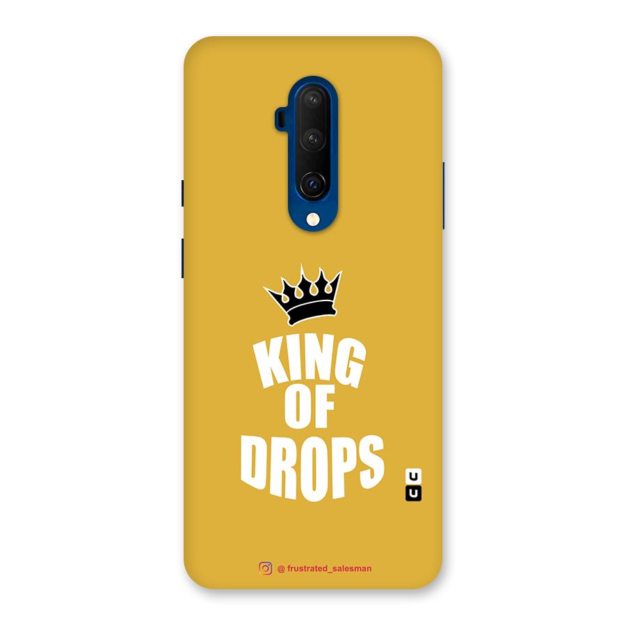 King of Drops Mustard Yellow Glass Back Case for OnePlus 7T Pro
