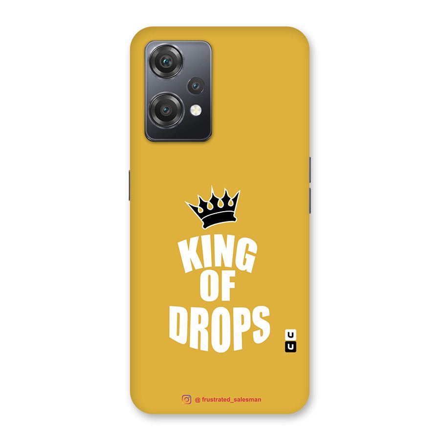 King of Drops Mustard Yellow Back Case for OnePlus Nord CE 2 Lite 5G