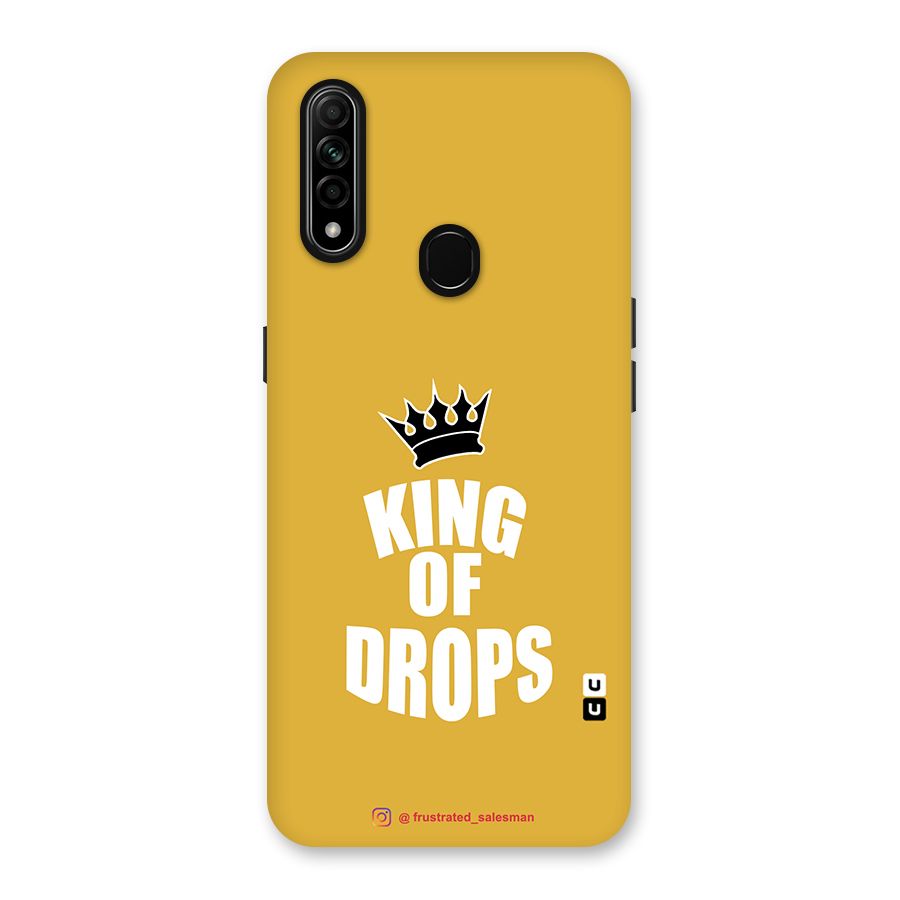 King of Drops Mustard Yellow Back Case for Oppo A31