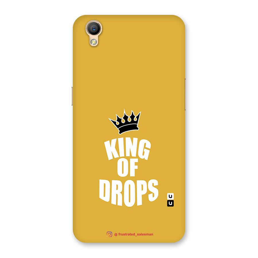 King of Drops Mustard Yellow Back Case for Oppo A37