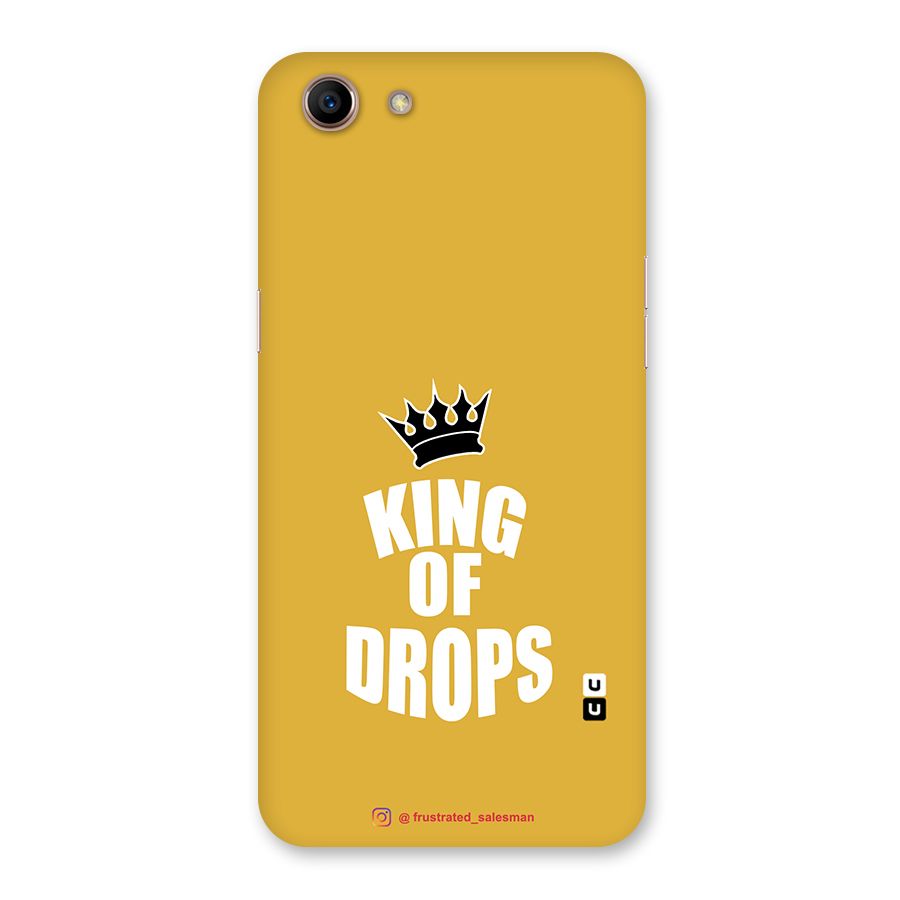 King of Drops Mustard Yellow Back Case for Oppo A83 (2018)