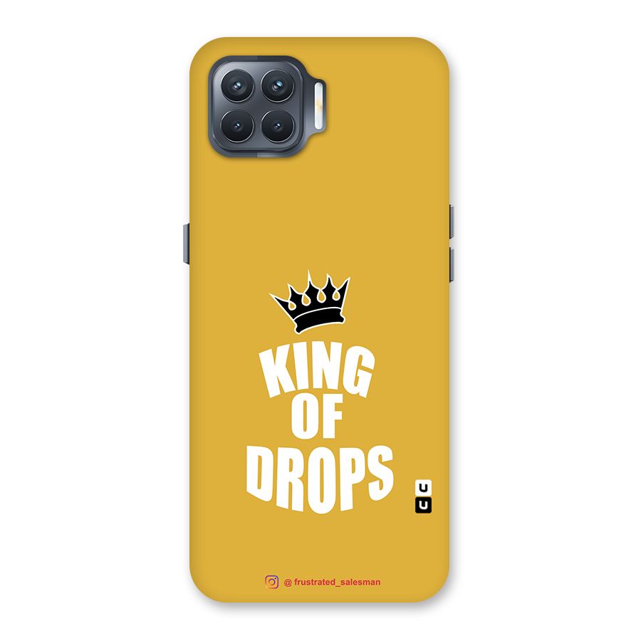 King of Drops Mustard Yellow Back Case for Oppo F17 Pro