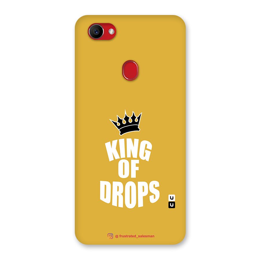 King of Drops Mustard Yellow Back Case for Oppo F7