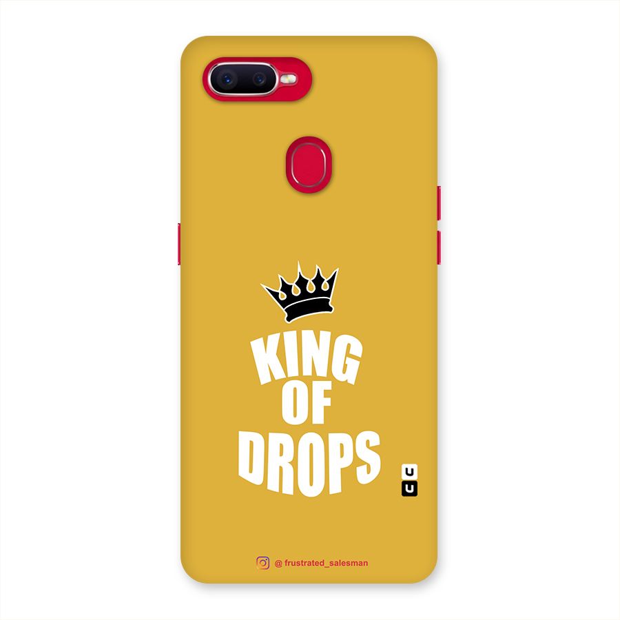 King of Drops Mustard Yellow Back Case for Oppo F9 Pro