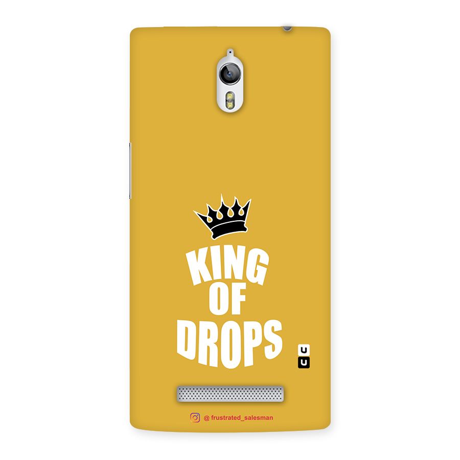 King of Drops Mustard Yellow Back Case for Oppo Find 7