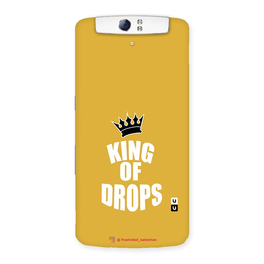 King of Drops Mustard Yellow Back Case for Oppo N1