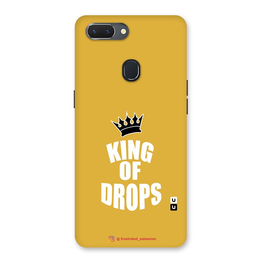 King of Drops Mustard Yellow Back Case for Oppo Realme 2