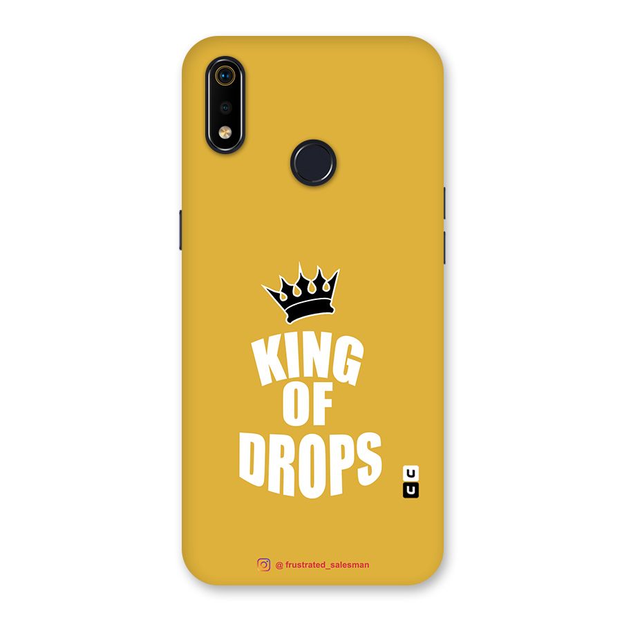 King of Drops Mustard Yellow Back Case for Realme 3i