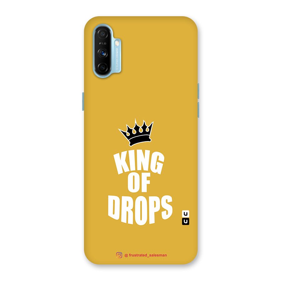 King of Drops Mustard Yellow Back Case for Realme Narzo 20A
