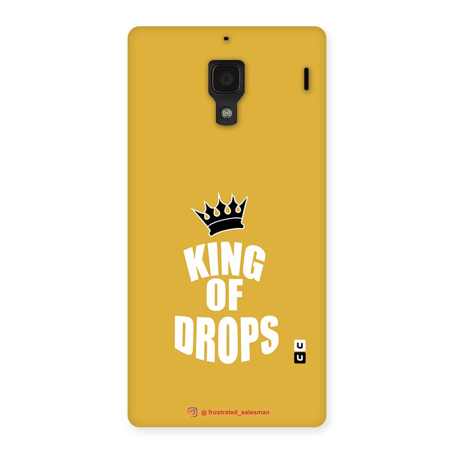 King of Drops Mustard Yellow Back Case for Redmi 1S