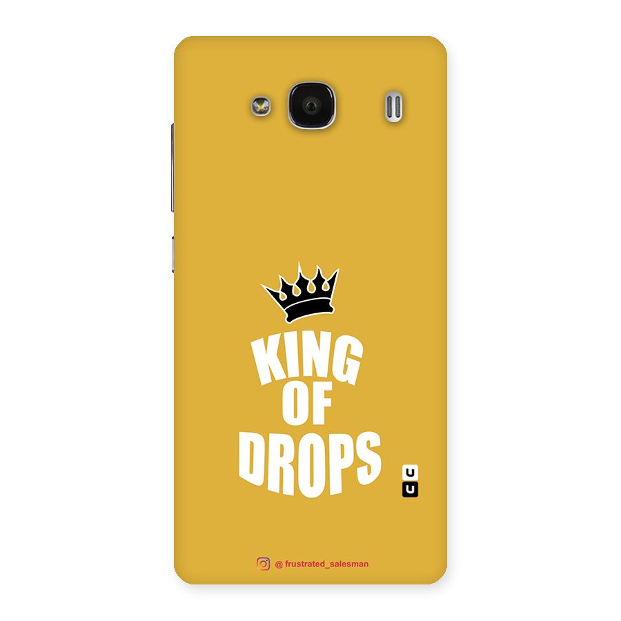 King of Drops Mustard Yellow Back Case for Redmi 2s