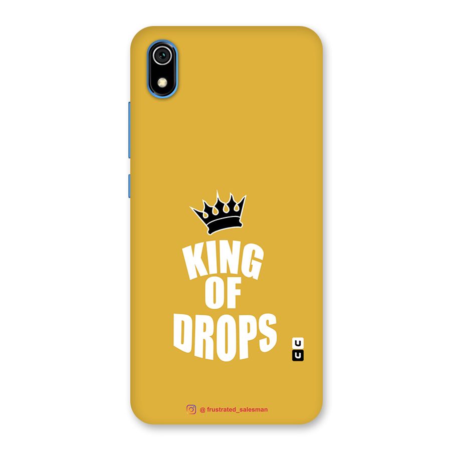 King of Drops Mustard Yellow Back Case for Redmi 7A