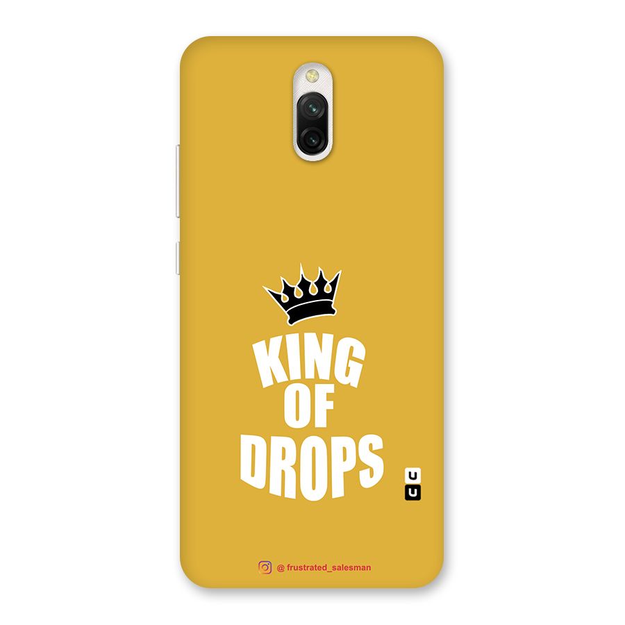 King of Drops Mustard Yellow Back Case for Redmi 8A Dual