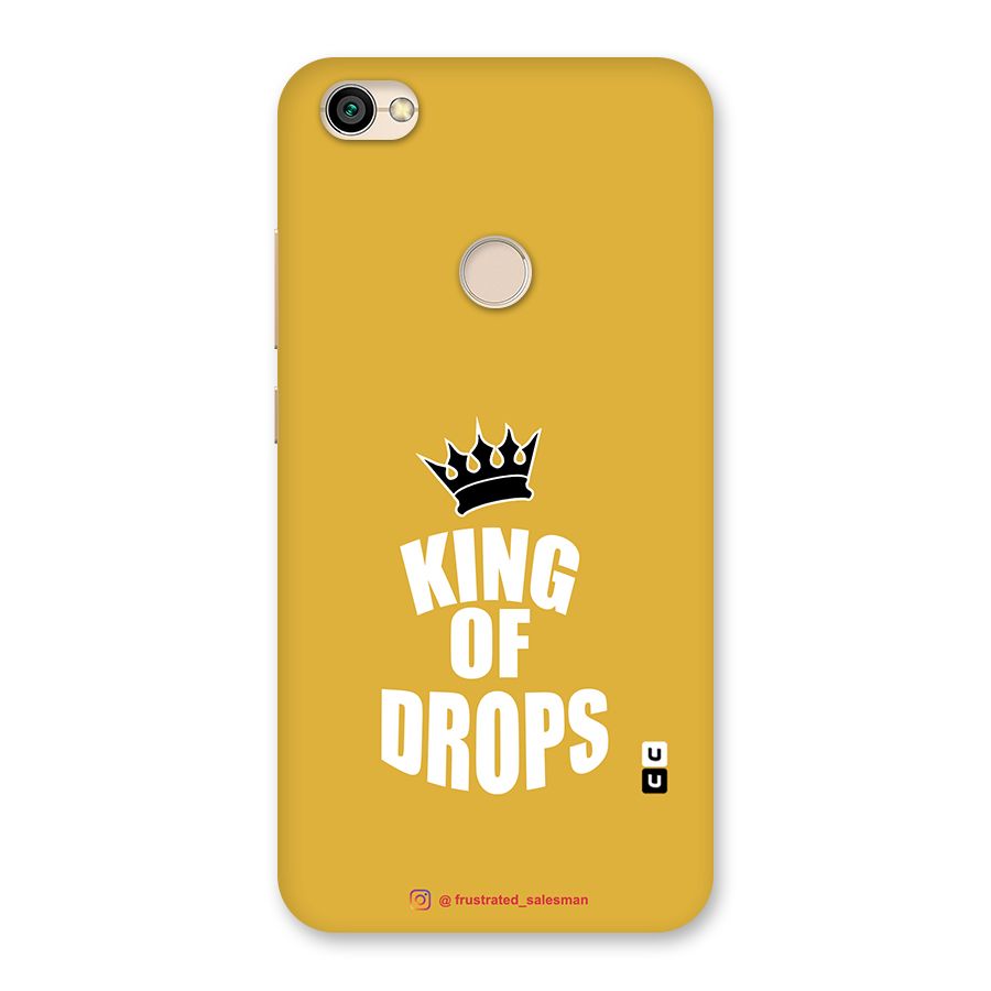 King of Drops Mustard Yellow Back Case for Redmi Y1 2017